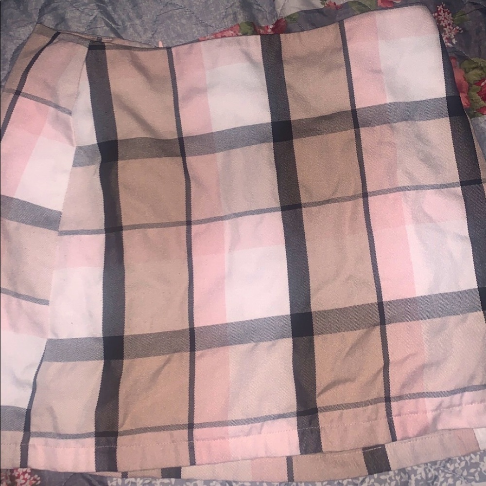Plaid Mini Skirt